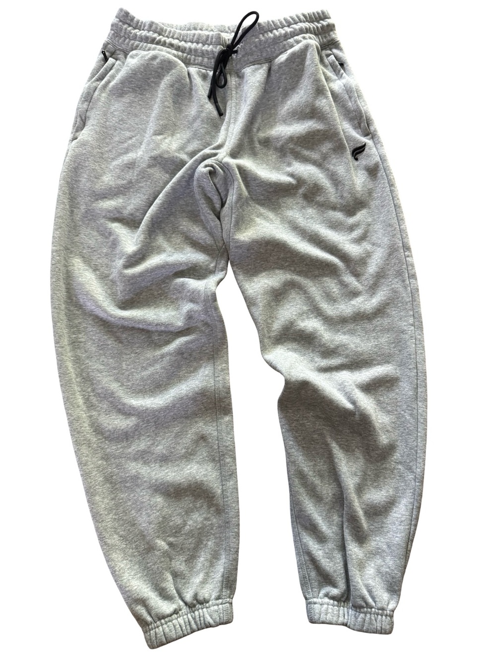 Fabletics Men’s Fleece Jogger Sweatpants Gray M Regular Tapered